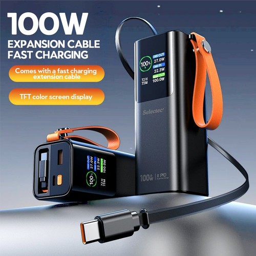 Power bank 90000mah 100w - power,