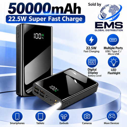 50000mah power bank portable - bank,