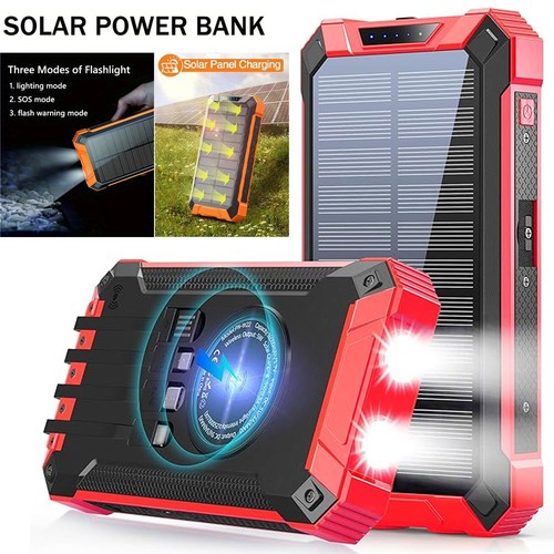50000mah solar power bank with - bank,