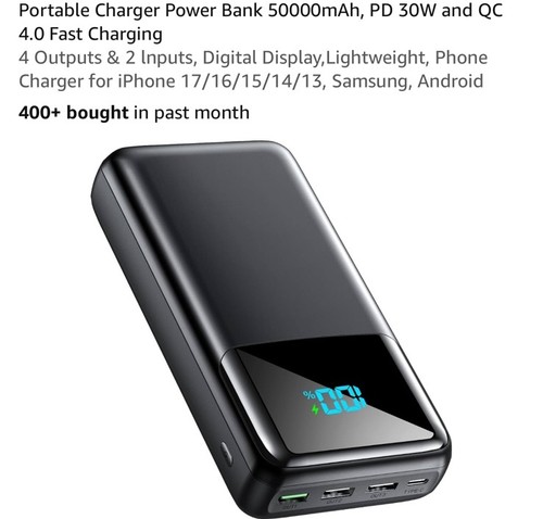 Portable charger power bank - charger,